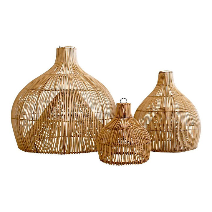 Banks Rattan Wicker Pendant Lighting