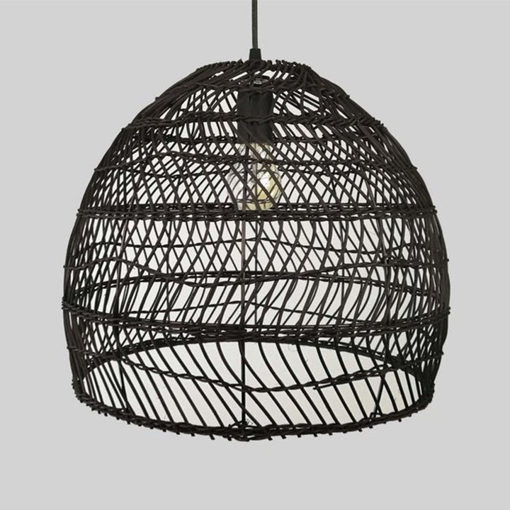 Fay Basket Rattan Woven Pendant Light