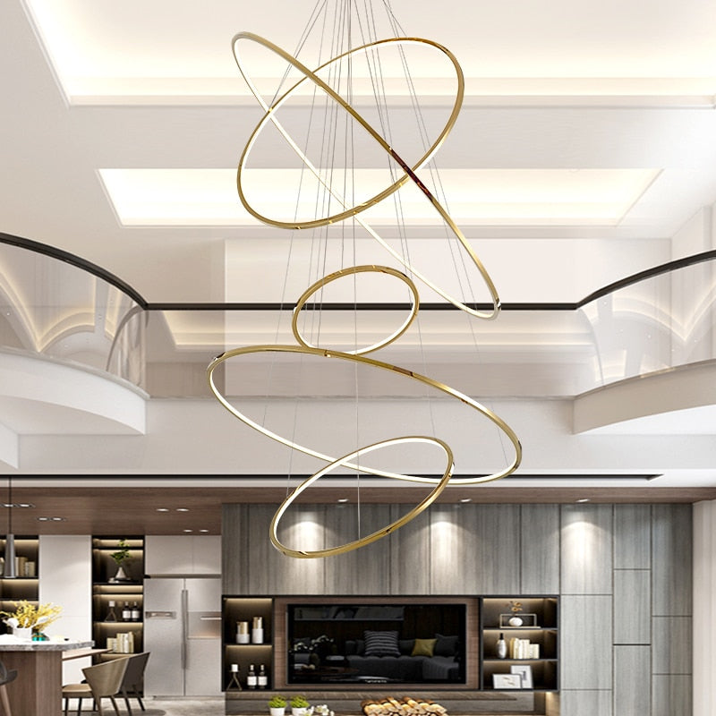 Christina Olympic Hoops Pendant Light