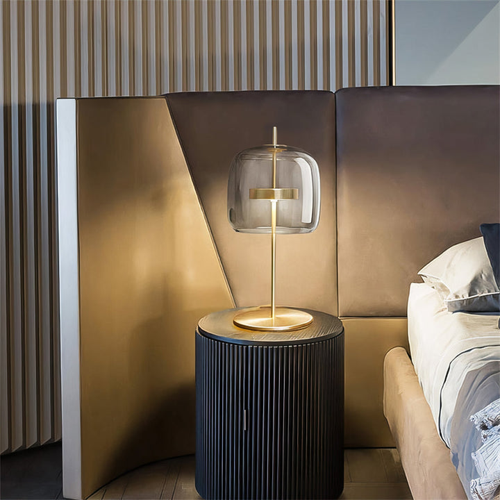 Glass Shade Table Lamps - Work Of Art