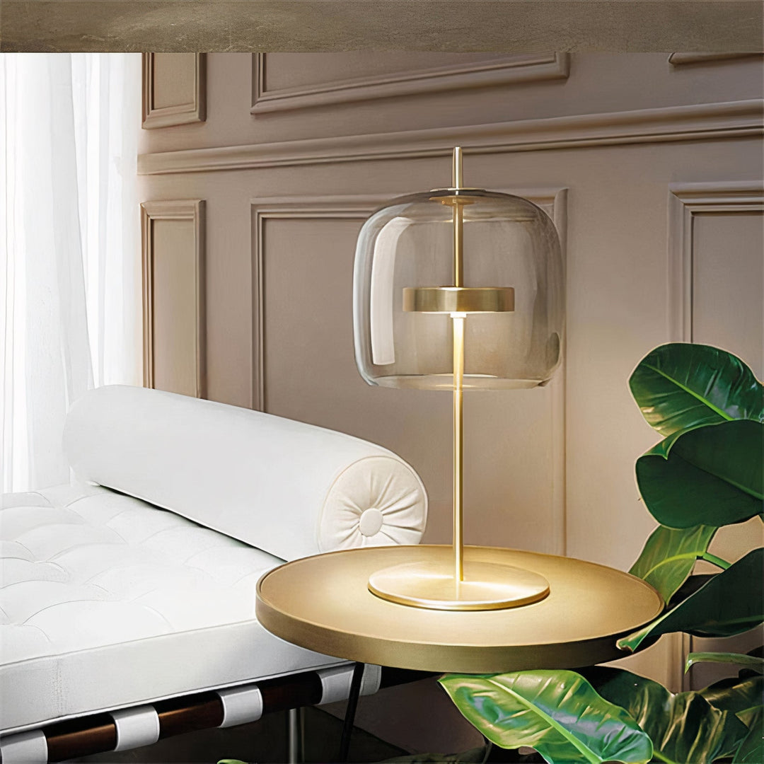 Glass Shade Table Lamps - Work Of Art