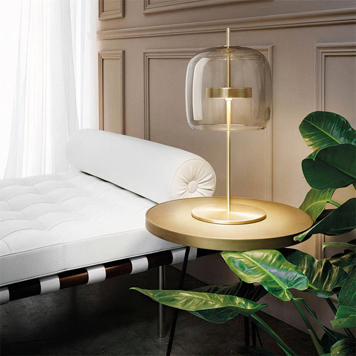 Glass Shade Table Lamps - Work Of Art