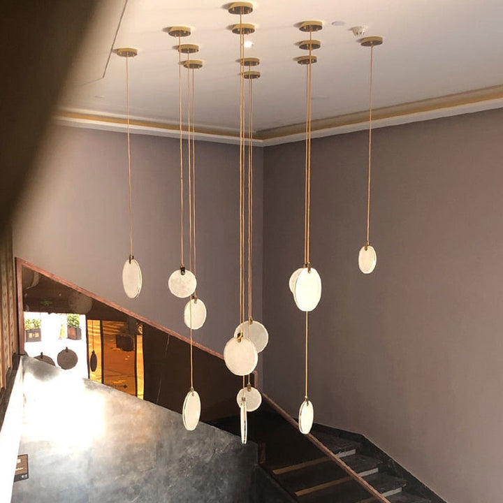 Carmel Marble Disc Pendant Ceiling Light