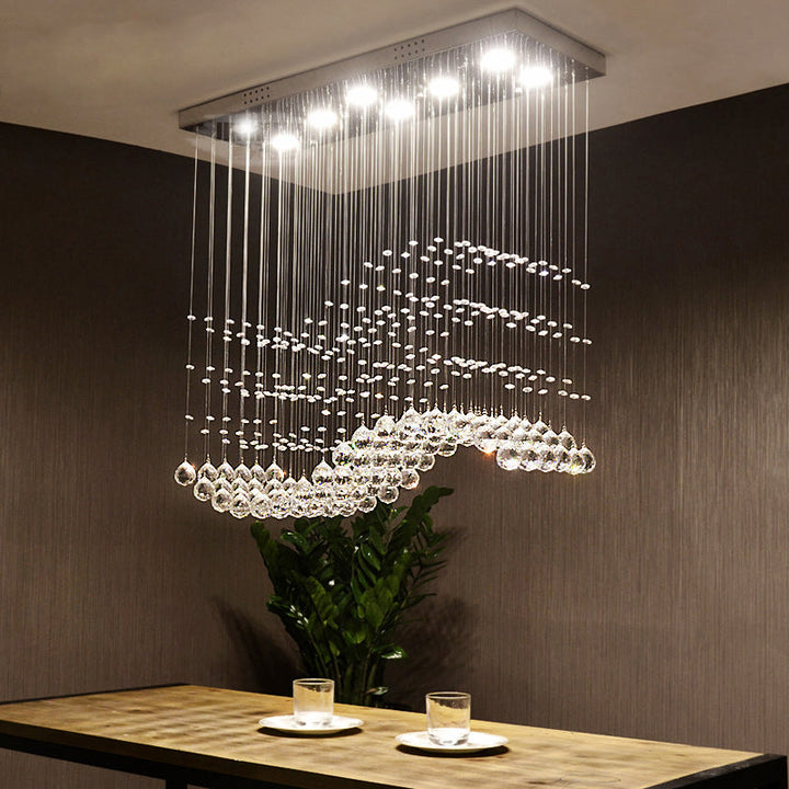 Summer Crystal Shower Pendant Light