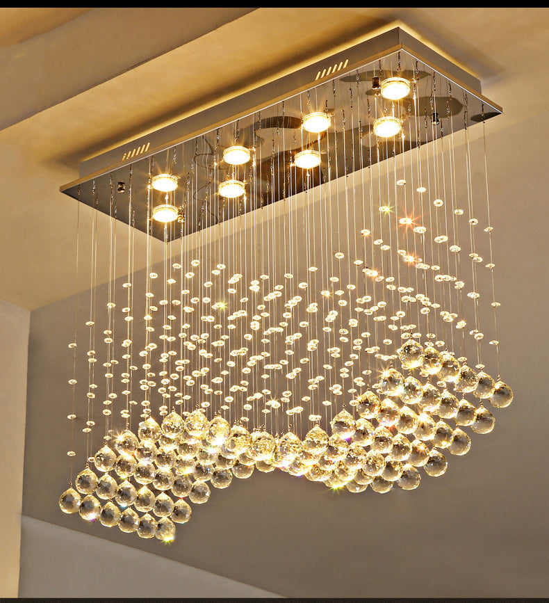 Summer Crystal Shower Pendant Light