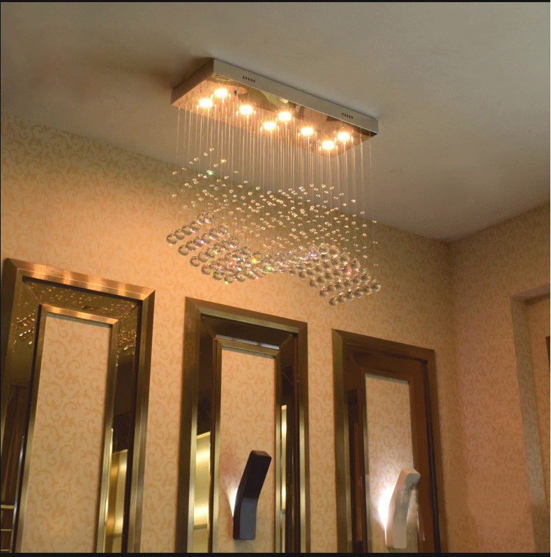 Summer Crystal Shower Pendant Light